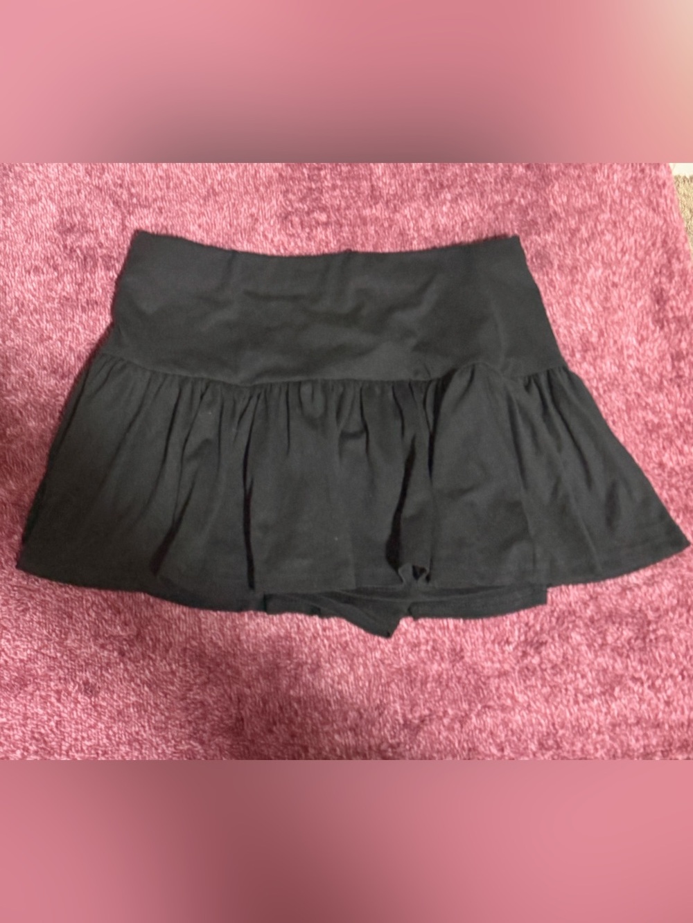 Black Women’s Ruffle Skort Shorts